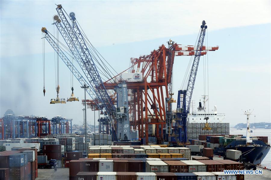 MYANMAR-YANGON-TRADE DEFICIT-PORT