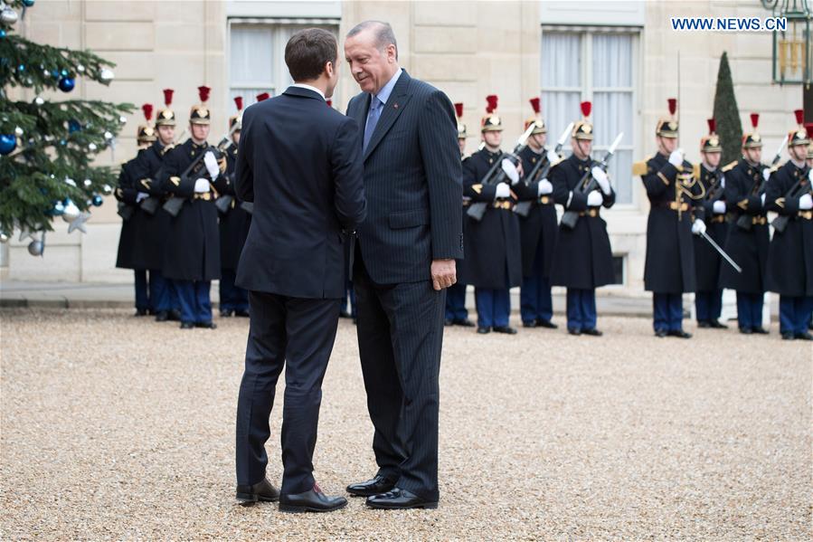 FRANCE-PARIS-TURKISH PRESIDENT-VISIT