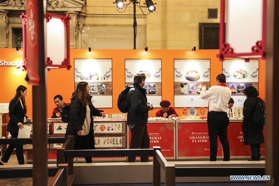 U.S.-NEW YORK-GRAND CENTRAL TERMINAL-SHANGHAI WEEK