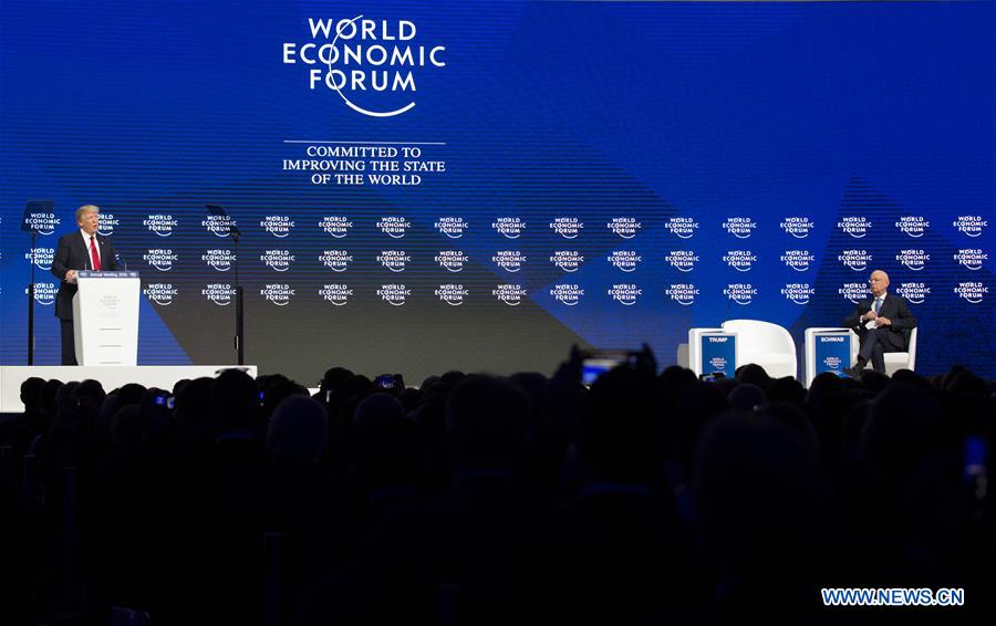 SWITZERLAND-DAVOS-WEF ANNUAL MEETING-US-TRUMP