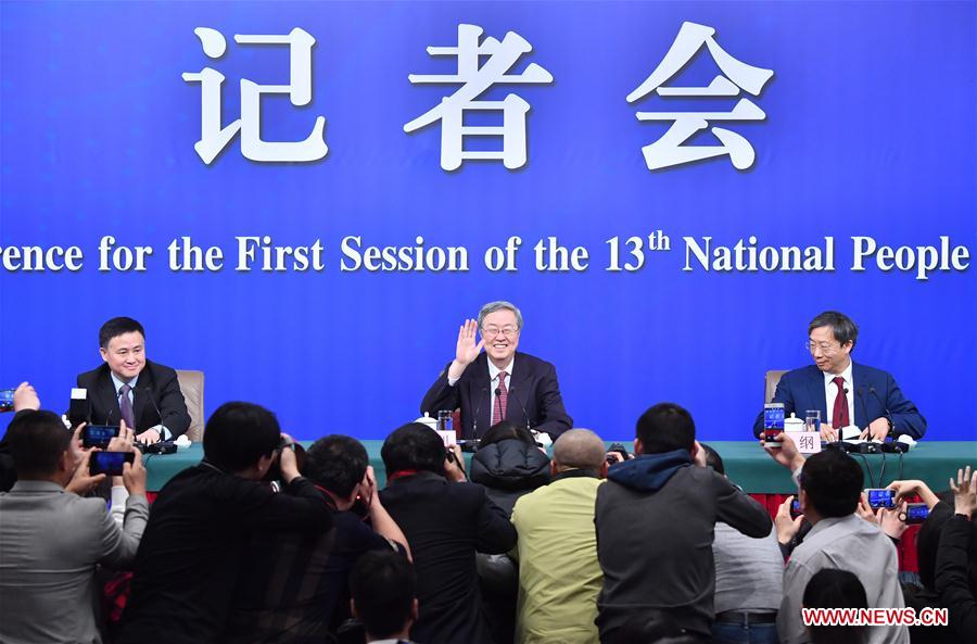 (TWO SESSIONS)CHINA-BEIJING-NPC-PRESS CONFERENCE-FINANCIAL REFORM (CN)