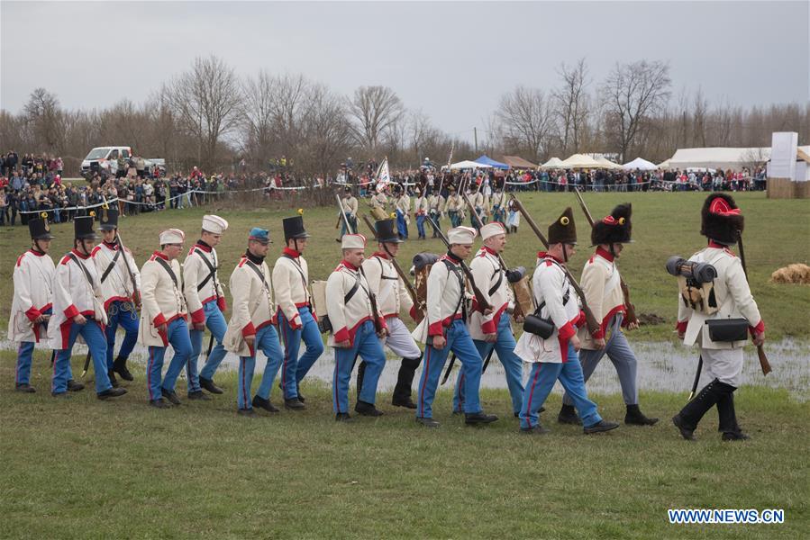 HUNGARY-TAPIOBICSKE-HISTORIC BATTLE-RE-ENACTMENT