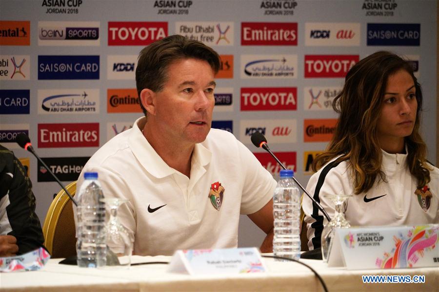 (SP)JORDAN-AMMAN-SOCCER-2018 AFC WOMEN'S ASIAN CUP-PRESS CONFERENCE