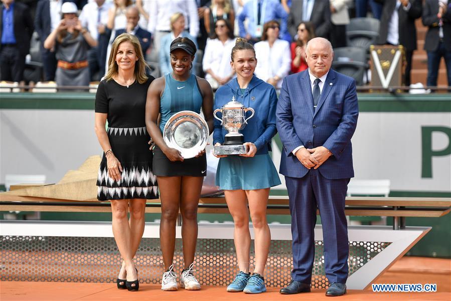 (SP)FRANCE-PARIS-TENNIS-FRENCH OPEN-DAY 14-WOMEN'S SINGLES FINAL