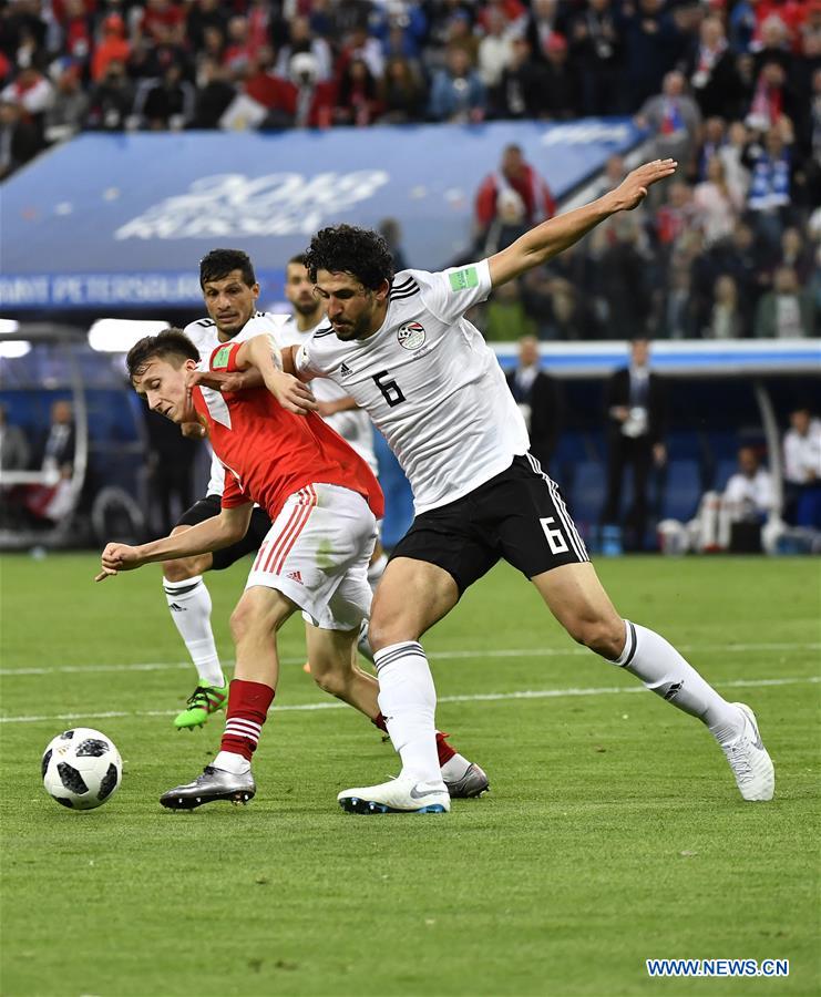 (SP)RUSSIA-SAINT PETERSBURG-2018 WORLD CUP-GROUP A-RUSSIA VS EGYPT