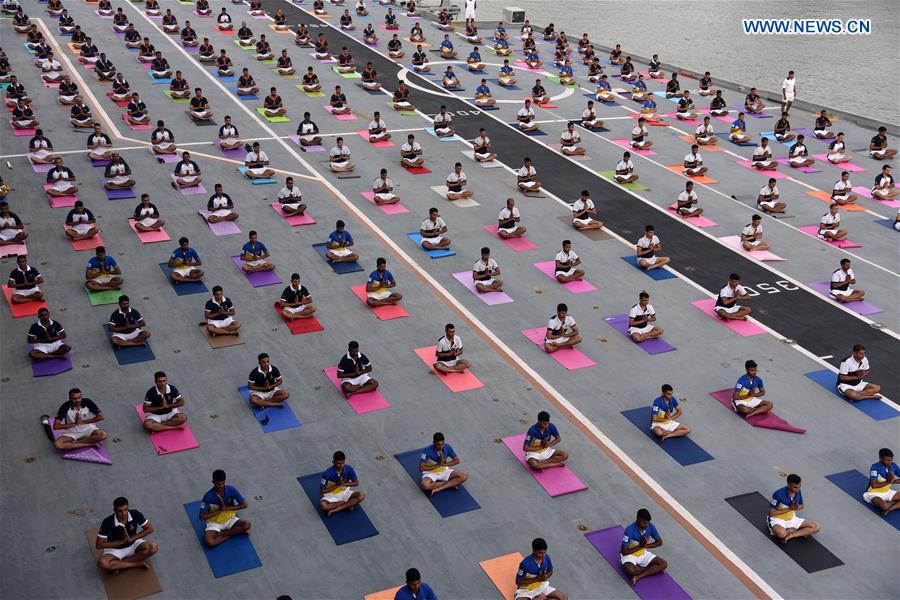 INDIA-MUMBAI-INTERNATIONAL YOGA DAY 