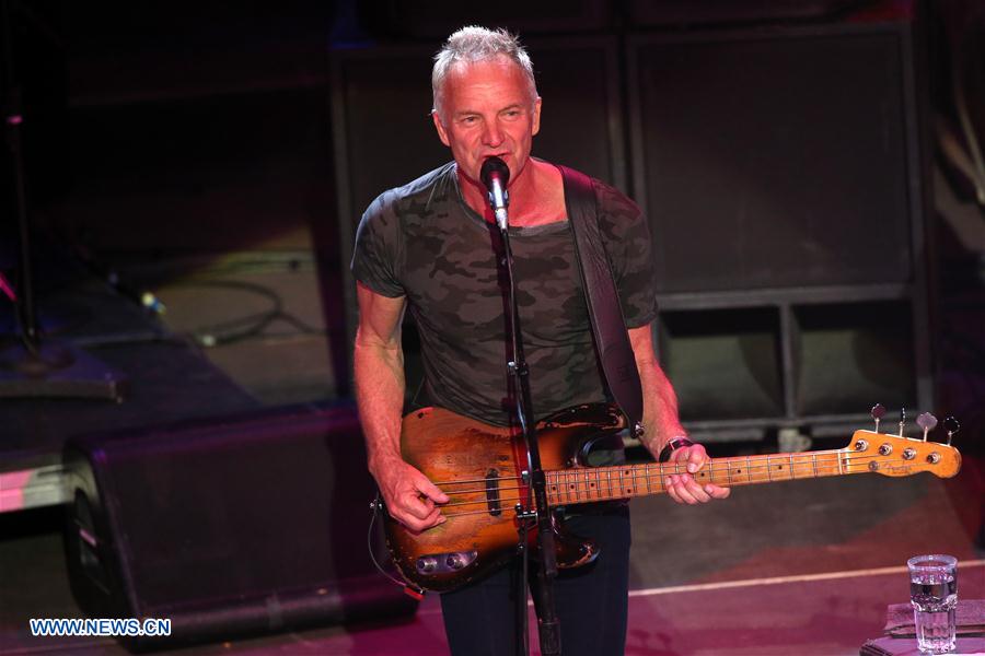 GREECE-ATHENS-EPIDAURUS FESTIVAL-STING SOLO CONCERT