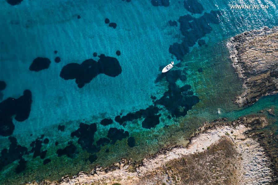 GREECE-ATHENS-DRONE VIEWS-EAST ATTICA COASTLINE