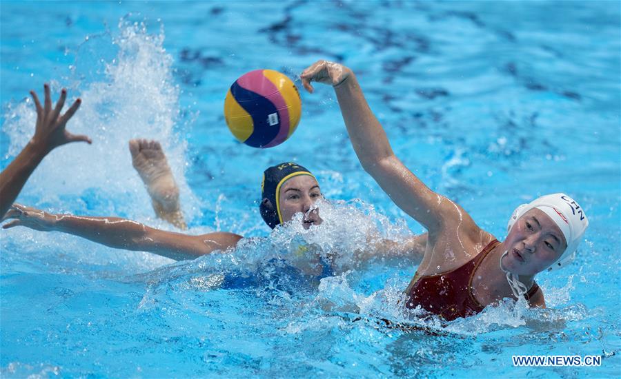 (SP)INDONESIA-JAKARTA-ASIAN GAMES-WATER POLO-CHINA VS KAZAKHSTAN