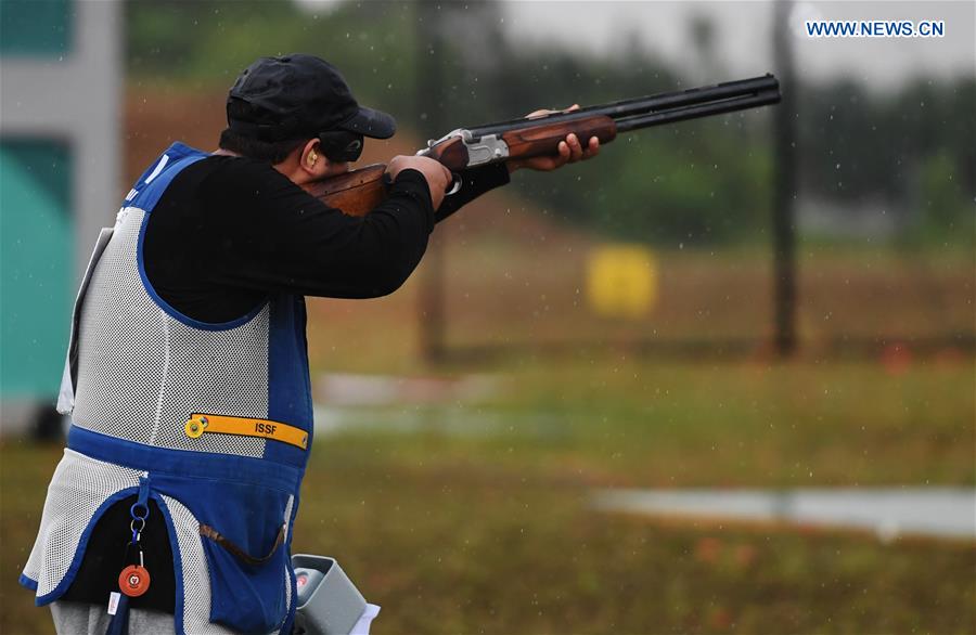 (SP)INDONESIA-PALEMBANG-ASIAN GAMES-SHOOTING-MEN'S SKEET