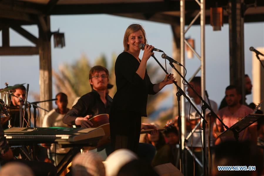 MIDEAST-GAZA-JAZZ-CONCERT