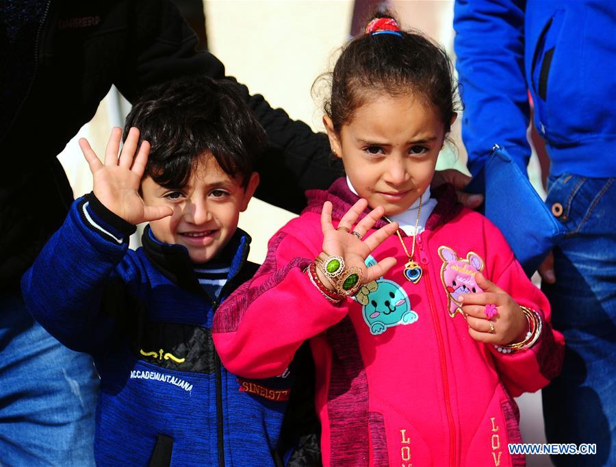 SYRIA-DAMASCUS-REFUGEES-RETURN