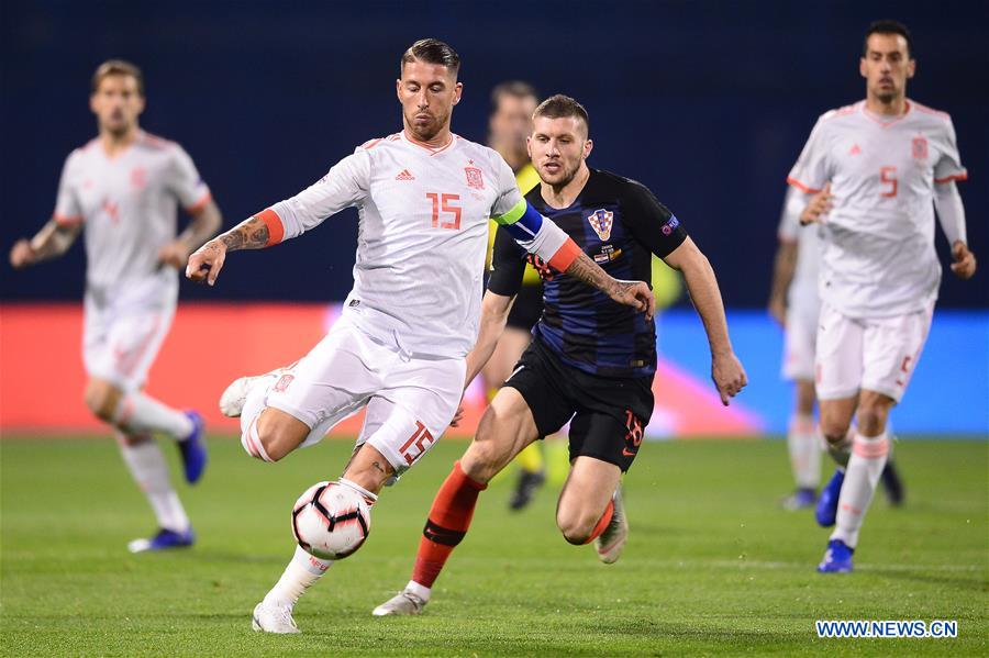 (SP)CROATIA-ZAGREB-FOOTBALL-UEFA NATIONS LEAGUE-CRO VS ESP