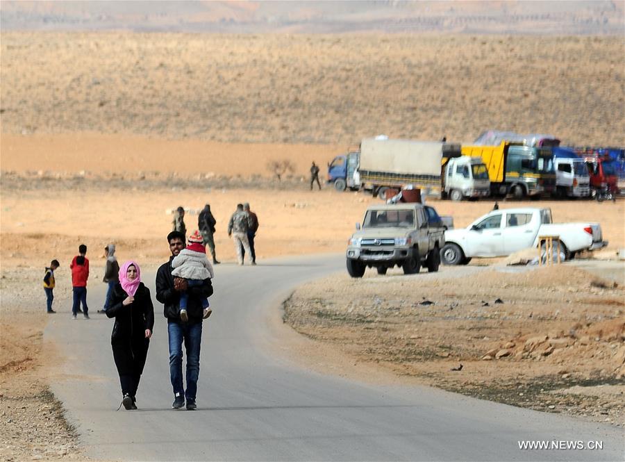 SYRIA-DAMASCUS-REFUGEE-RETURN