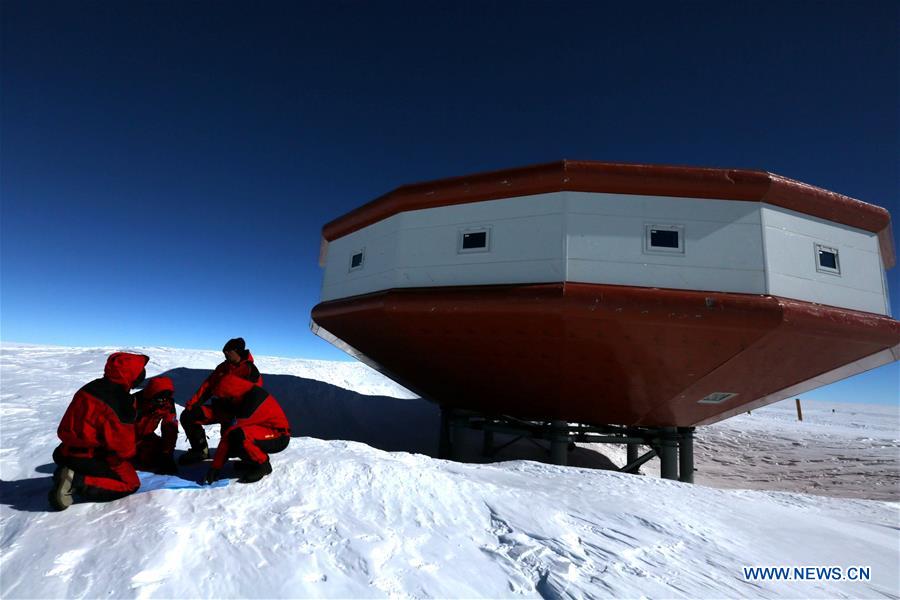 ANTARCTICA-CHINA-INLAND EXPEDITION-TAISHAN STATION