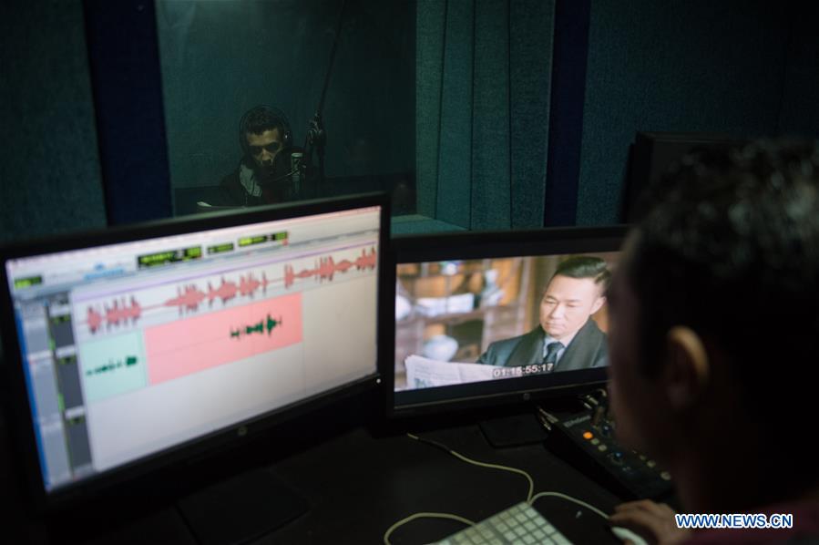 EGYPT-CAIRO-CHINESE CULTURE-DUBBING STUDIOS