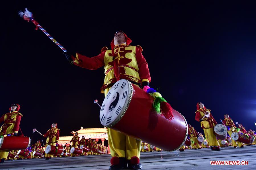 #CHINA-QINGHAI-DRUM PERFORMANCE (CN)