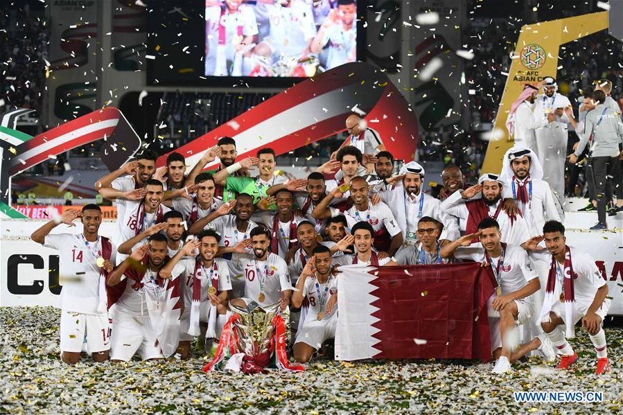 (SP)UAE-ABU DHABI-SOCCER-AFC ASIAN CUP 2019-FINAL-JPN VS QAT