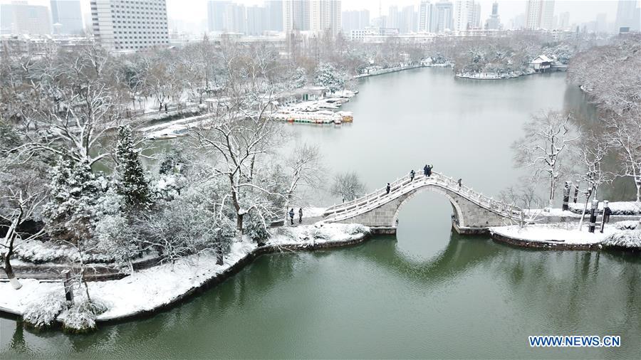 CHINA-ANHUI-HEFEI-SNOW-SCENERY (CN)