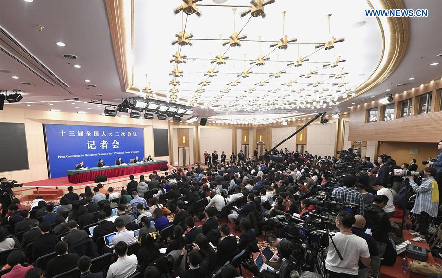 (TWO SESSIONS)CHINA-BEIJING-NPC-PRESS CONFERENCE (CN)