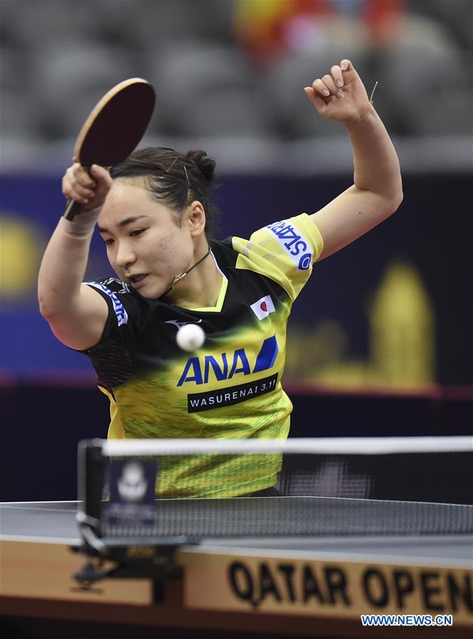 (SP)QATAR-DOHA-TABLE TENNIS-QATAR OPEN-WOMEN'S SINGLES