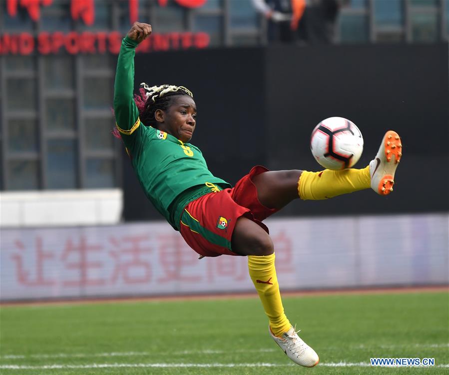 (SP)CHINA-WUHAN-WOMEN'S FOOTBALL TOURNAMENT-CAMEROON VS CROATIA