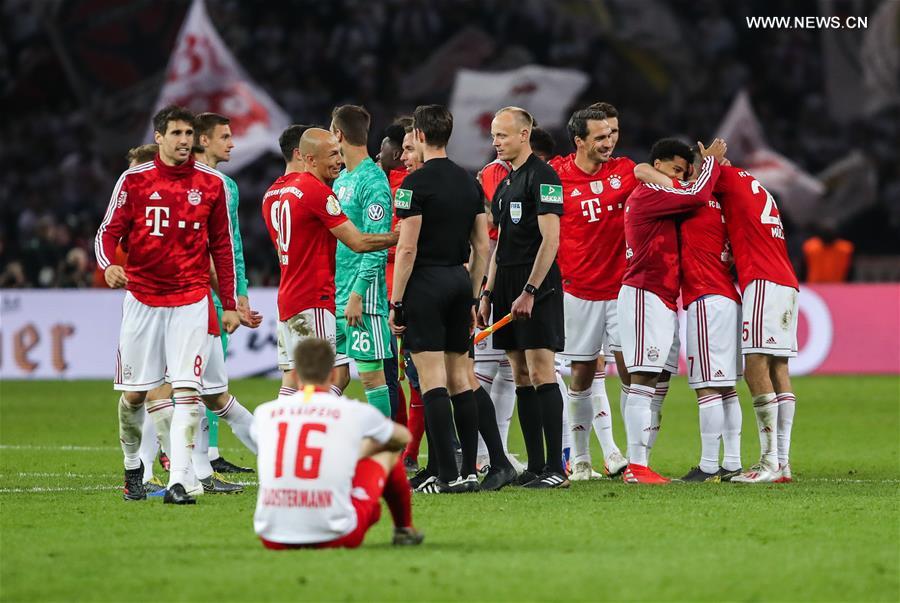 (SP)GERMANY-BERLIN-SOCCER-GERMAN CUP-FINAL-LEIPZIG VS BAYERN MUNICH