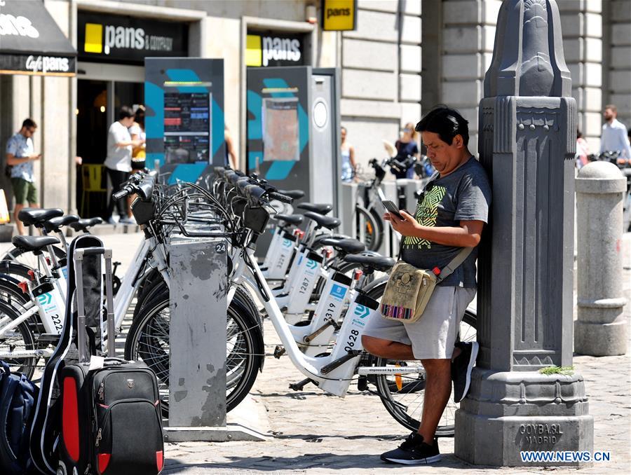 SPAIN-MADRID-SUMMER-HOT WEATHER