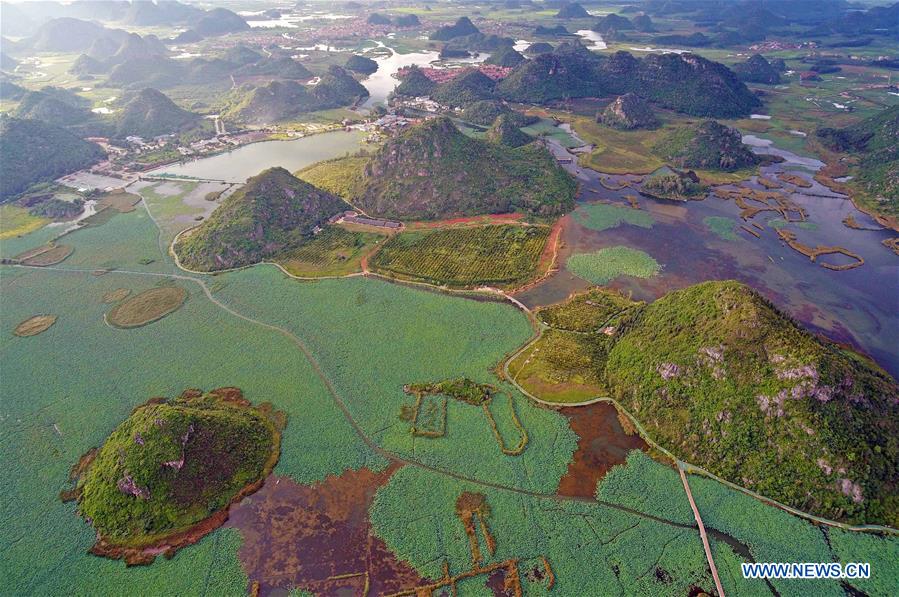 CHINA-YUNNAN-QIUBEI-PUZHEHEI NATIONAL WETLAND PARK-SCENERY (CN)