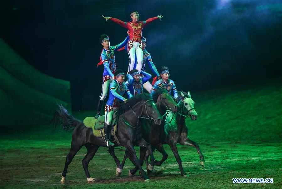 CHINA-INNER MONGOLIA-HORSE DANCE SHOW(CN)