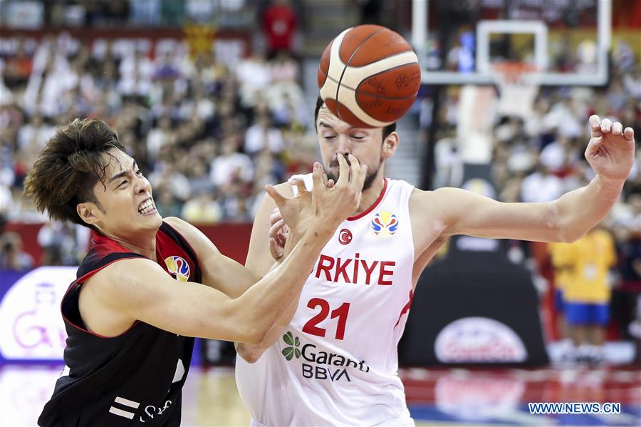 (SP)CHINA-SHANGHAI-BASKETBALL-FIBA WORLD CUP-GROUP E-JAPAN VS TURKEY (CN)