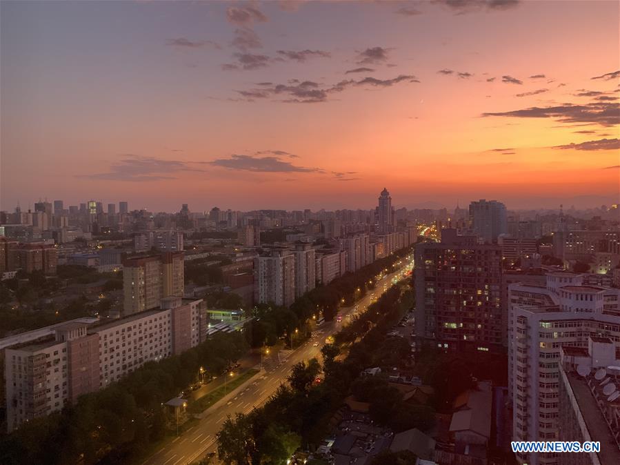 (BeijingCandid)CHINA-BEIJING-SUNSET(CN)