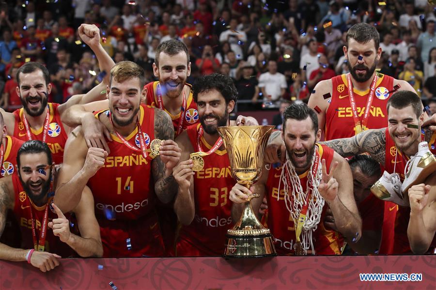 (SP)CHINA-BEIJING-BASKETBALL-FIBA WORLD CUP-ESP VS ARG (CN)