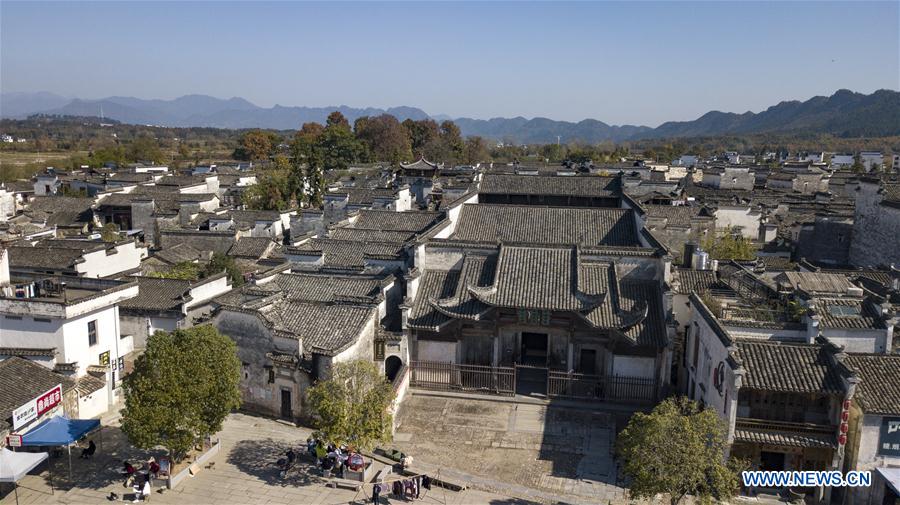 CHINA-ANHUI-SCENERY-AERIAL VIEW (CN)