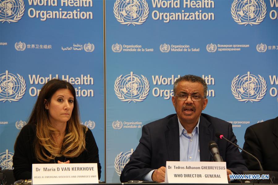 SWITZERLAND-GENEVA-WHO-CORONAVIRUS OUTBREAK-PRESS CONFERENCE