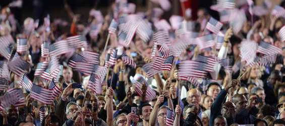 Obama's supporters celebrate victory