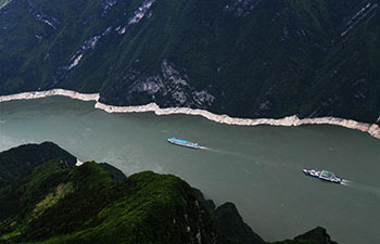 Scenery of Qutang gorge on Yangtze River