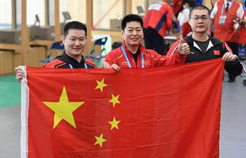 China wins tournament's 1st gold from 25m rapid fire pistol team at military games