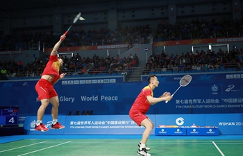 Highlights of men's badminton finals at Military World Games