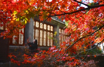 People visit Ruqin Lake at Lushan scenic spot in China's Jiangxi